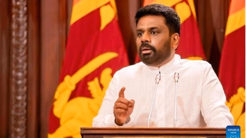 Anura Kumara Dissanayake, presidente de Sri Lanka,. (Foto: Xinhua)