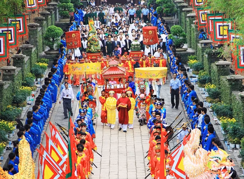 Festival del Templo Hung (Foto: baotainguyenmoitruong.vn)