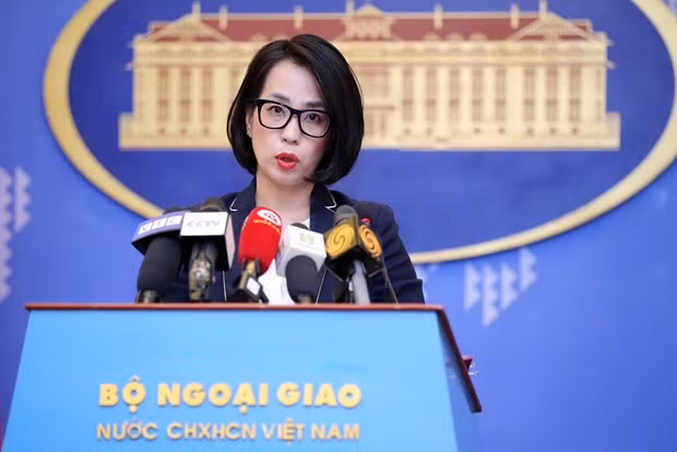 La portavoz del Ministerio de Relaciones Exteriores de Vietnam, Pham Thu Hang (Foto: VNA)