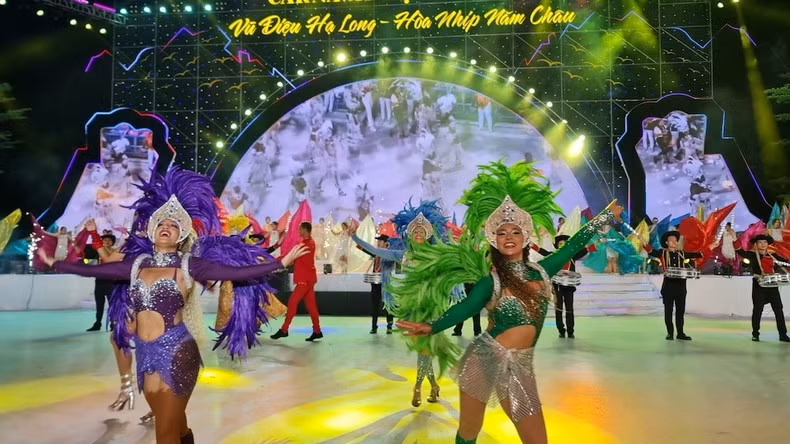 Vibrantes bailes de samba.