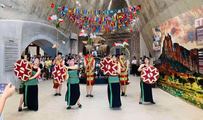 Recreaciones culturales indígenas en el Museo Mundo del Café.
