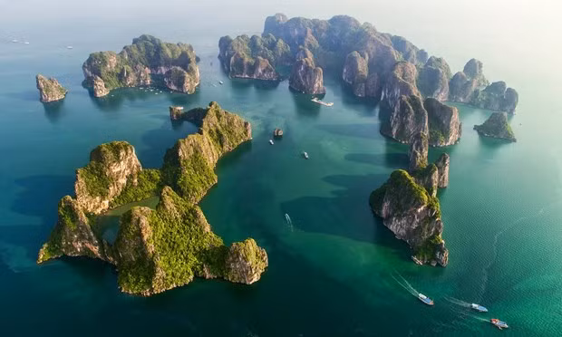 La Bahía de Ha Long, reconocido como Patrimonio Mundial por la Unesco en 1994 (Foto: Wanderlust)