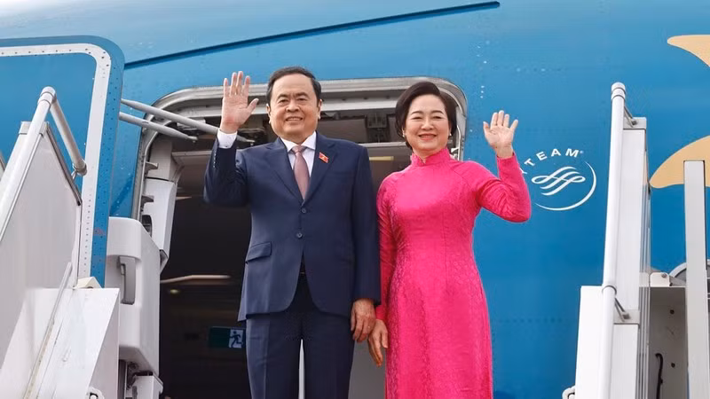 El presidente de la Asamblea Nacional de Vietnam, Tran Thanh Man, concluye su visita oficial a Armenia. (Foto: VNA)