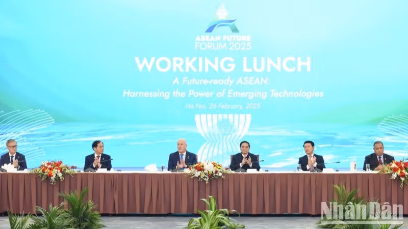 El evento fue efectuado en el marco del Foro del Futuro de la Asean 2025 (Foto: VNA)
