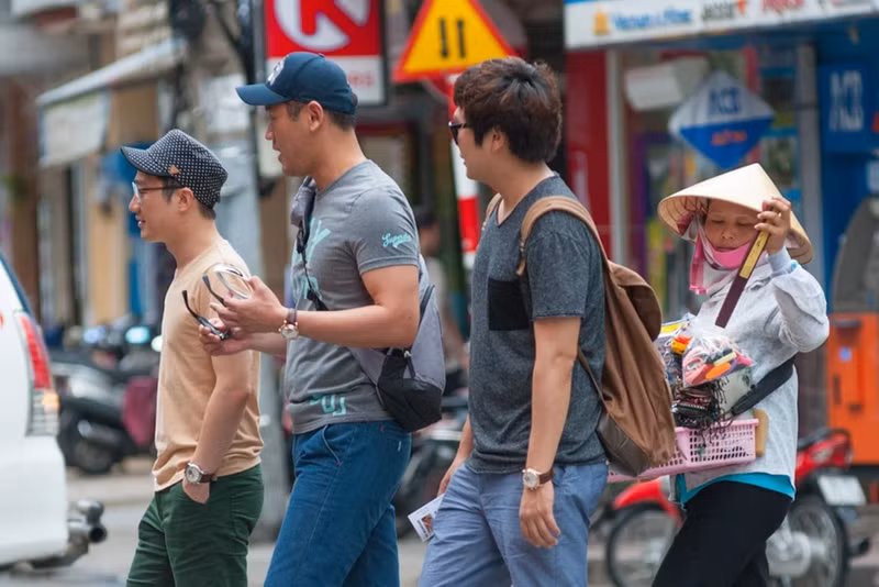 Los turistas surcoreanaos en Vietnam (Foto: vneconomy.vn)