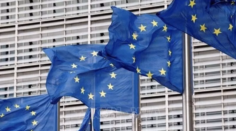 Bandera de la UE. (Foto: IRNA/VNA)