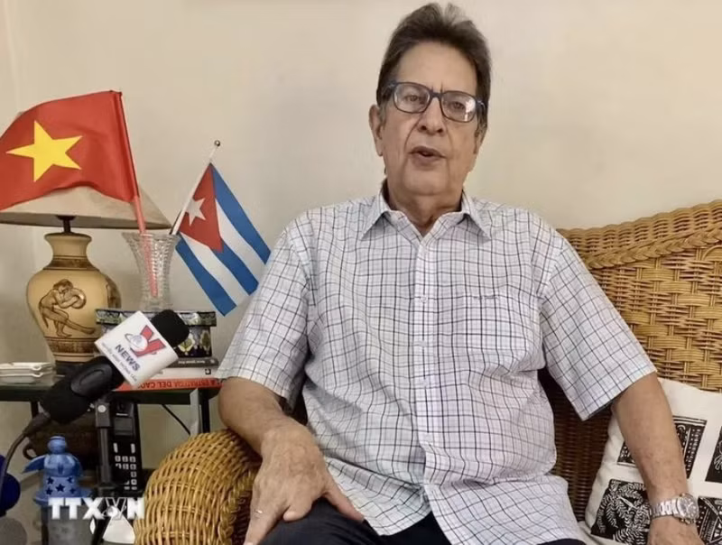 El exembajador de Cuba en Vietnam, Fredesmán Turró González (Foto: VNA)