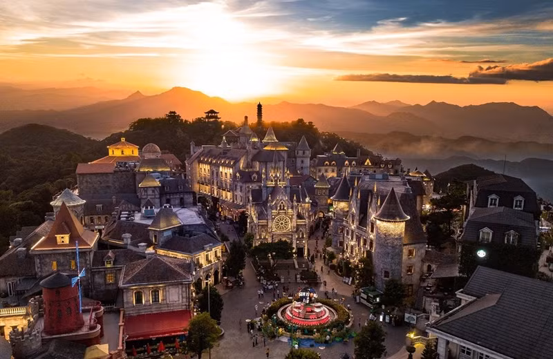 El panorama de Ba Na Hills.