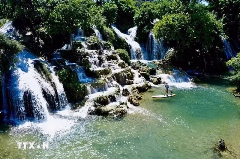 En el geoparque global Non Nuoc Cao Bang (Foto: VNA)