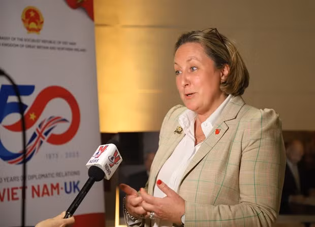 Anne-Marie Trevelyan, secretaria de Estado del Ministerio de Relaciones Exteriores a cargo de la región del Indo-Pacífico. (Foto: VNA) Anne-Marie Trevelyan, secretaria de Estado del Ministerio de Relaciones Exteriores a cargo de la región del Indo-Pacífico. (Foto: VNA)