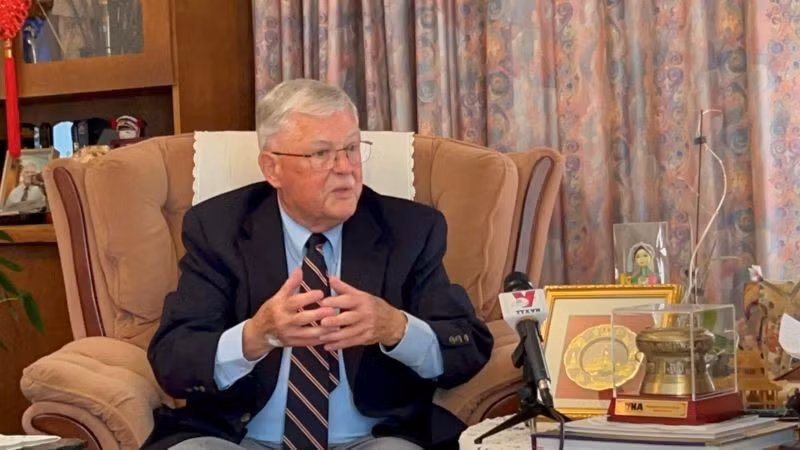El profesor Carl Thayer, de la Academia de Defensa de Australia de la Universidad de Nueva Gales del Sur (Foto: VNA)