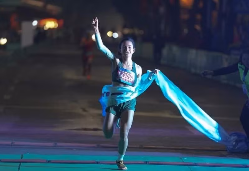 La atleta vietnamita Nguyen Thi Oanh (Fotografía: hanoimoi.com.vn)
