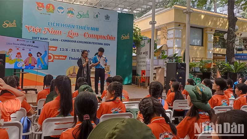 Diversas actividades en Festival infantil Vietnam-Laos-Camboya 2024