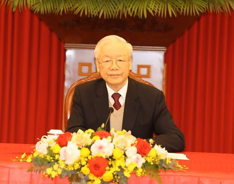 El secretario general del Partido Comunista de Vietnam, Nguyen Phu Trong (Foto: VNA)