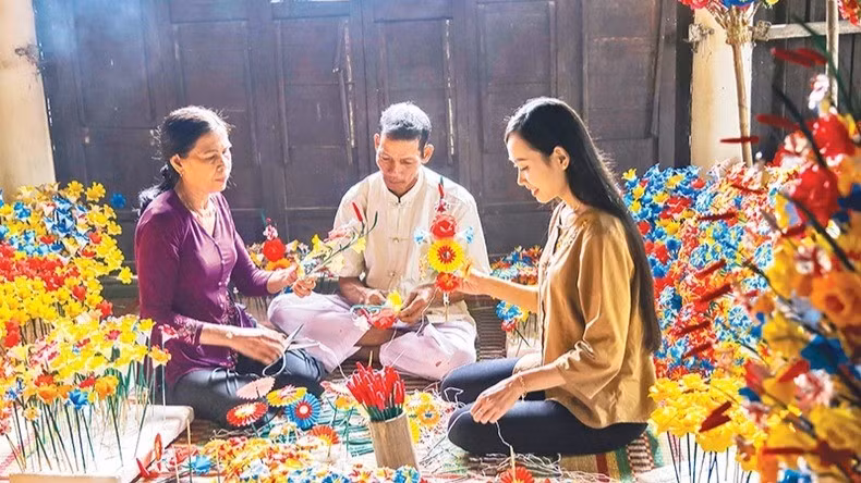Los productos artesanales de la ciudad de Hue se presentarán en Europa. (Foto: Nhan Dan)