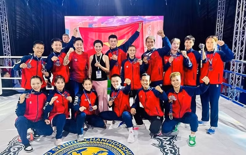 Vietnam gana dos medallas de oro en el Campeonato Mundial de Muay.