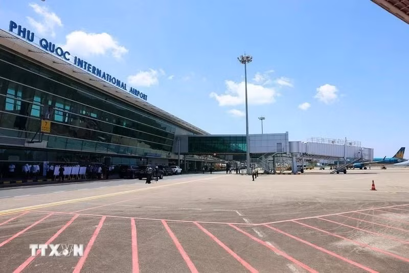 El Aeropuerto Internacional de Phu Quoc, provincia sureña de Kien Giang (Foto: VNA)