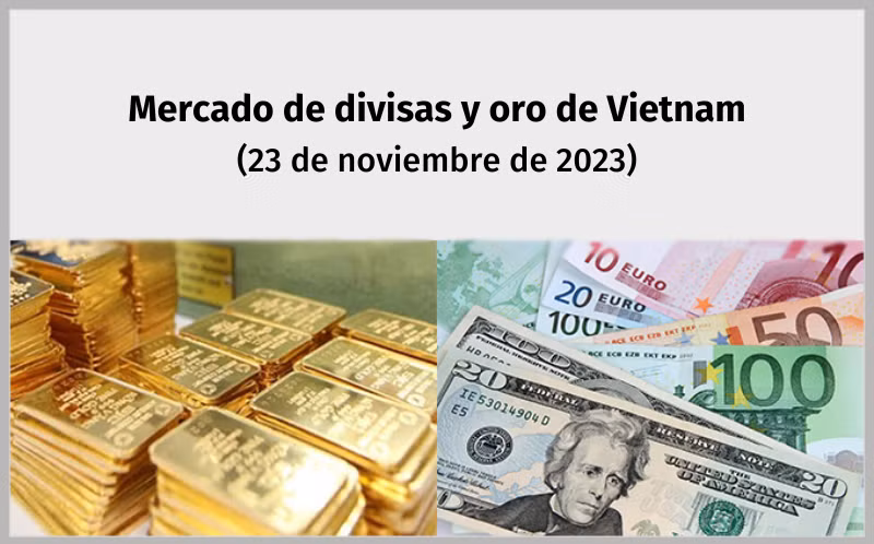 Infografía: Mercado de divisas y oro de Vietnam - 23 de noviembre de 2023