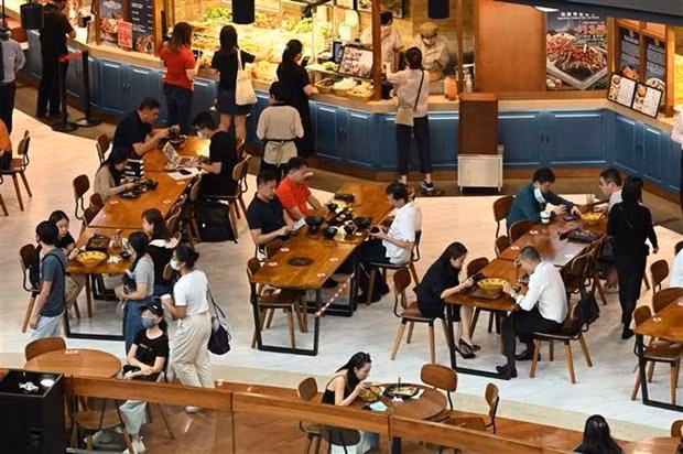 En un centro comercial en Singapur. (Fotografía: VNA)