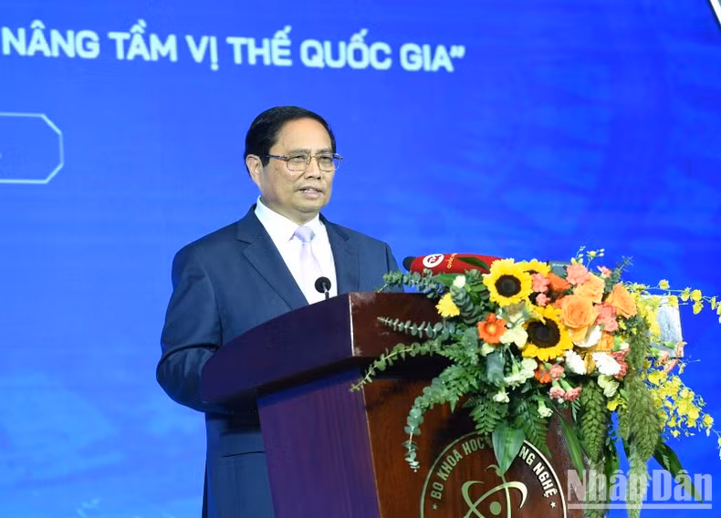 El primer ministro de Vietnam, Pham Minh Chinh, en la cita. (Fotografía: Nhan Dan)