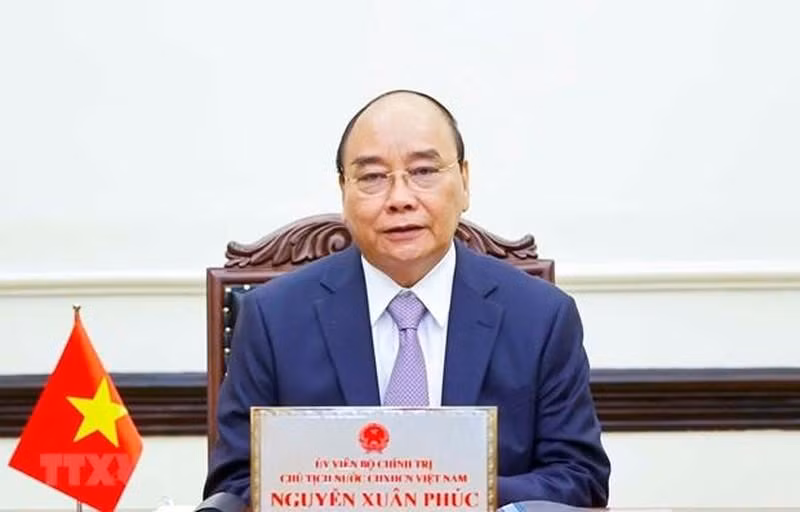 El presidente de Vietnam, Nguyen Xuan Phuc. (Fotografía: VNA)