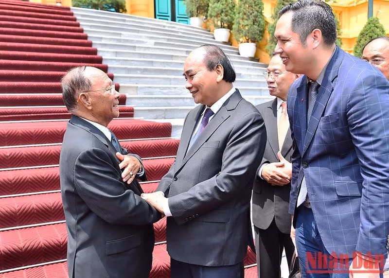 Presidente de Vietnam recibe a titular de Asamblea Nacional de Camboya ảnh 1