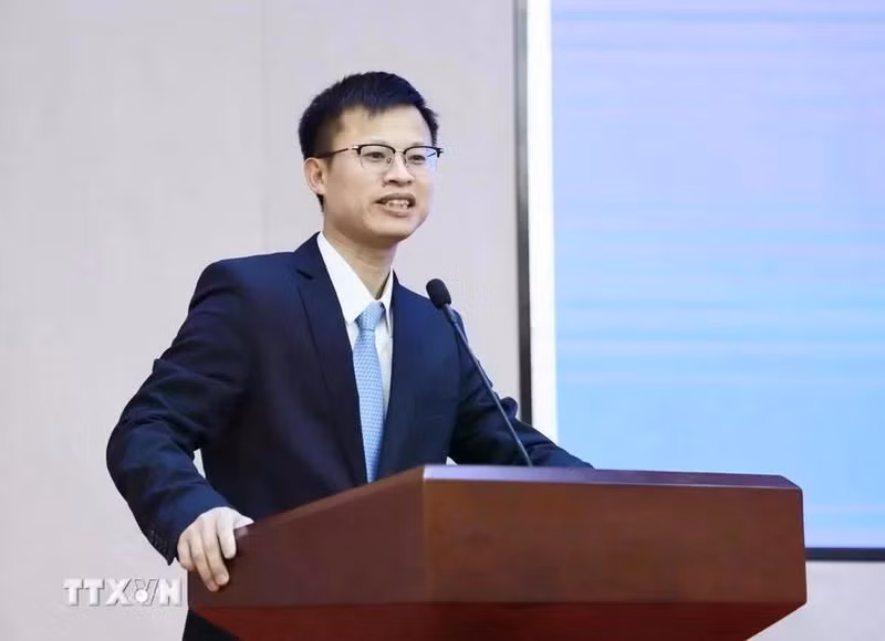 Lei Xiaohua, subjefe del Instituto de Estudios del Sudeste Asiático, perteneciente a la Academia de Ciencias Sociales de la Región Autónoma Zhuang de Guangxi (China). (Fotografía: VNA)