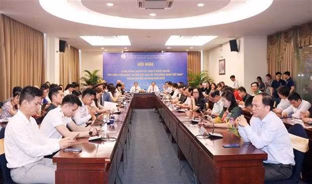 Panorama de la reunión. (Fotografía: VNA)