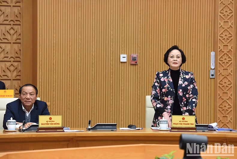 La ministra del Interior, Pham Thi Thanh Tra.