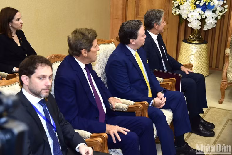 Miembros de la delegación del país norteamericano.