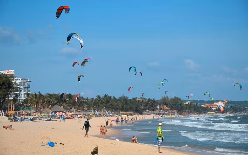 La playa de Mui Ne, en Binh Thuan. (Fotografía: Nhan Dan)