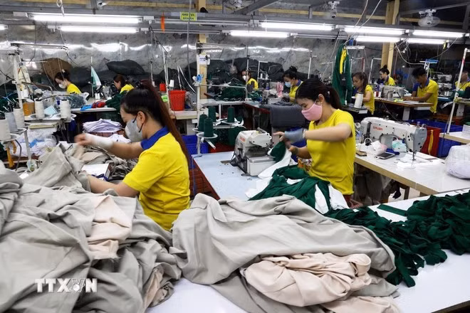 Fábrica procesadora de textiles y prendas de vestir para exportación. (Fotografía: VNA)