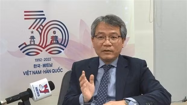 El embajador vietnamita en Seúl, Nguyen Vu Tung. (Fotografía: VNA)