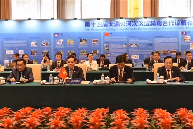 La delegación de Vietnam en la cita. (Fotografía: VNA)