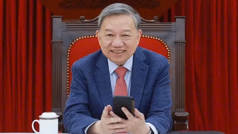 El secretario general del Partido Comunista de Vietnam, To Lam. (Fotografía: VNA)