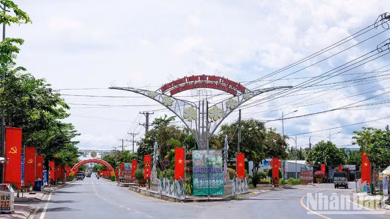 Barrio céntrico del distrito de Cau Ke, de la provincia de Tra Vinh.