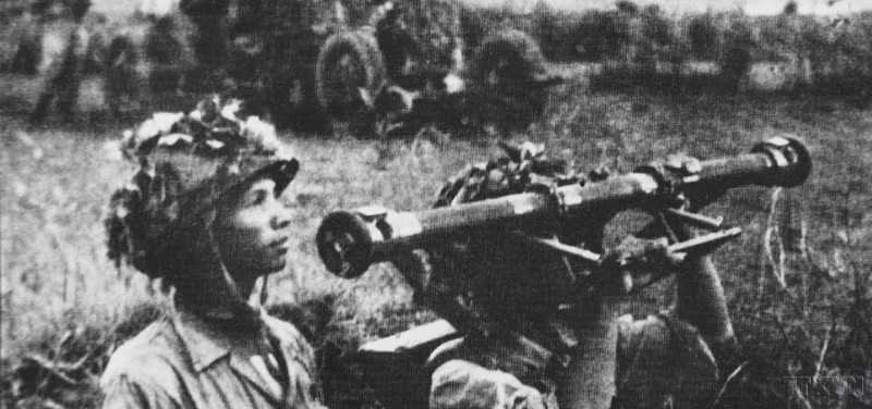 Cañón antiaéreo en Dien Bien Phu. (Foto: VNA)