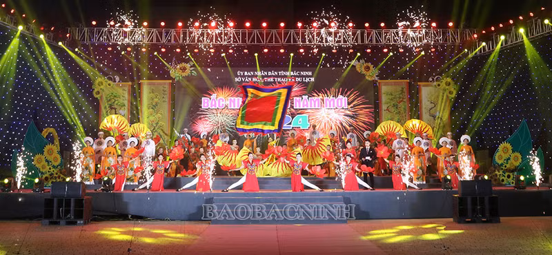 La provincia de Bac Ninh se une a las celebraciones. (Fotografía: baobacninh.vn) La provincia de Bac Ninh se une a las celebraciones. (Fotografía: baobacninh.vn)