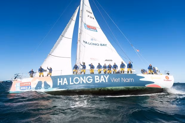 El equipo vietnamita de vela llamado "Ha Long Bay, Viet Nam". (Fotografía: baoquangninh.vn)