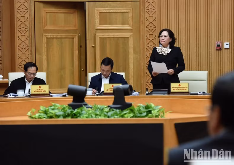 La gobernadora del Banco Estatal de Vietnam, Nguyen Thi Hong. La gobernadora del Banco Estatal de Vietnam, Nguyen Thi Hong.