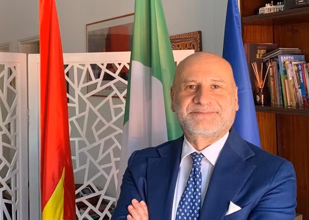El embajador de Roma en Hanói, Antonio Alessandro. (Fotografía: VNA)
