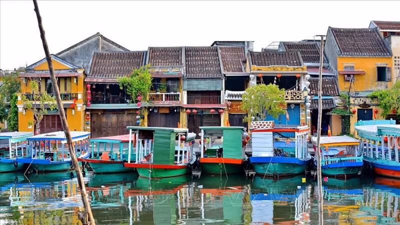 Paisaje poético y nostálgico del casco antiguo de Hoi An, en Quang Nam.