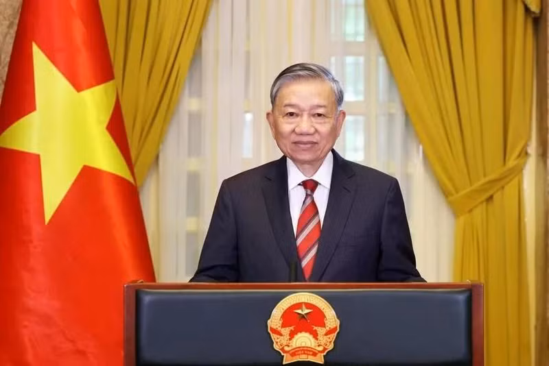 El secretario general del Partido Comunista de Vietnam, To Lam. (Fotografía: VNA)