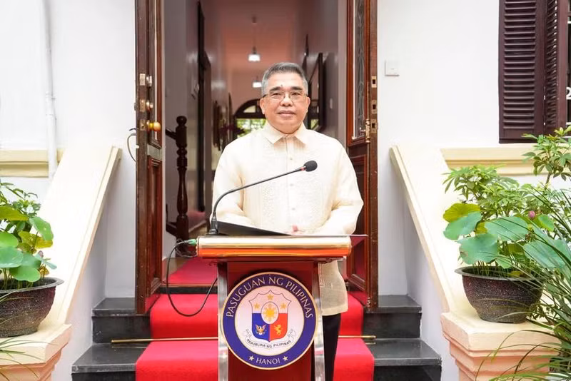 El embajador filipino en Vietnam, Meynardo Los Baños Montealegre. (Fotografía: Embajada de Filipinas en Vietnam)