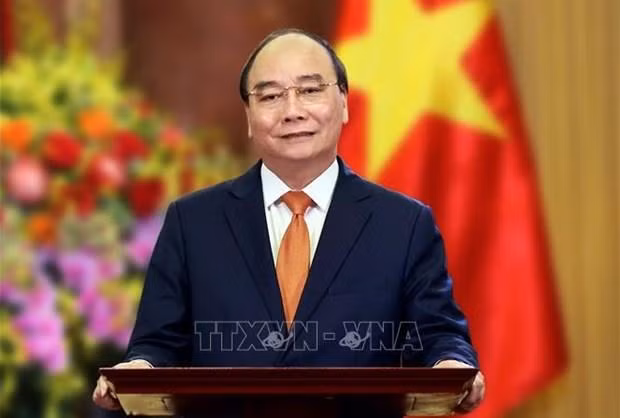 El presidente de Vietnam, Nguyen Xuan Phuc. (Fotografía: VNA)