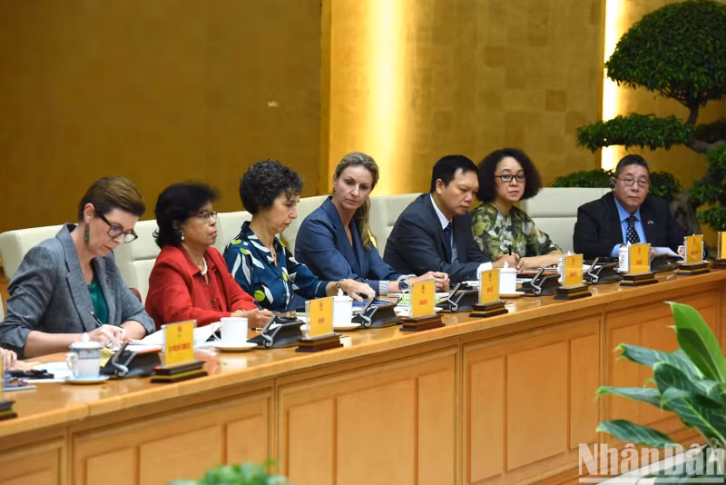 Representantes de los organismos de la ONU en Vietnam.