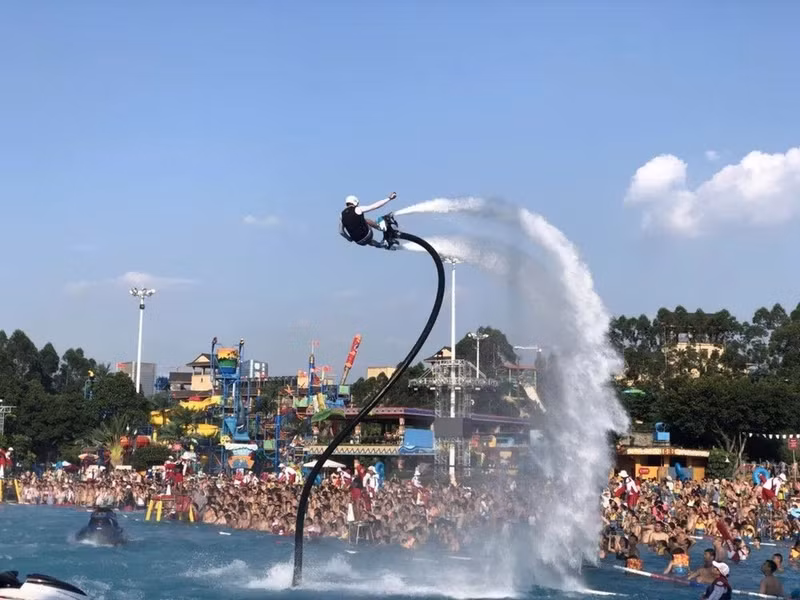 Se efectuarán las buenas actuaciones de motores en agua Jetski. (Fotografía: VNA)