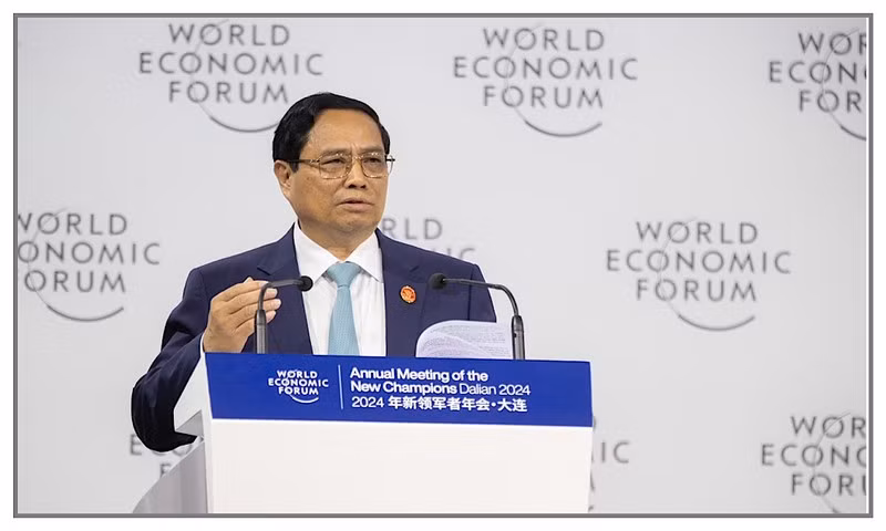 El jefe de Gobierno vietnamita interviene en la sesión.