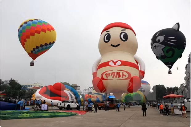 El Festival de Globos Aerostáticos 2023. (Fotografía: VNA)