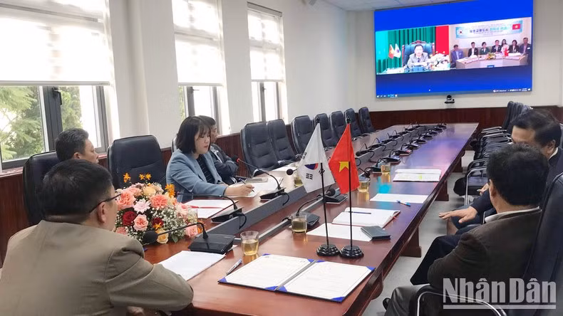 Escena de la ceremonia en Da Lat. (Fotografía: Nhan Dan)